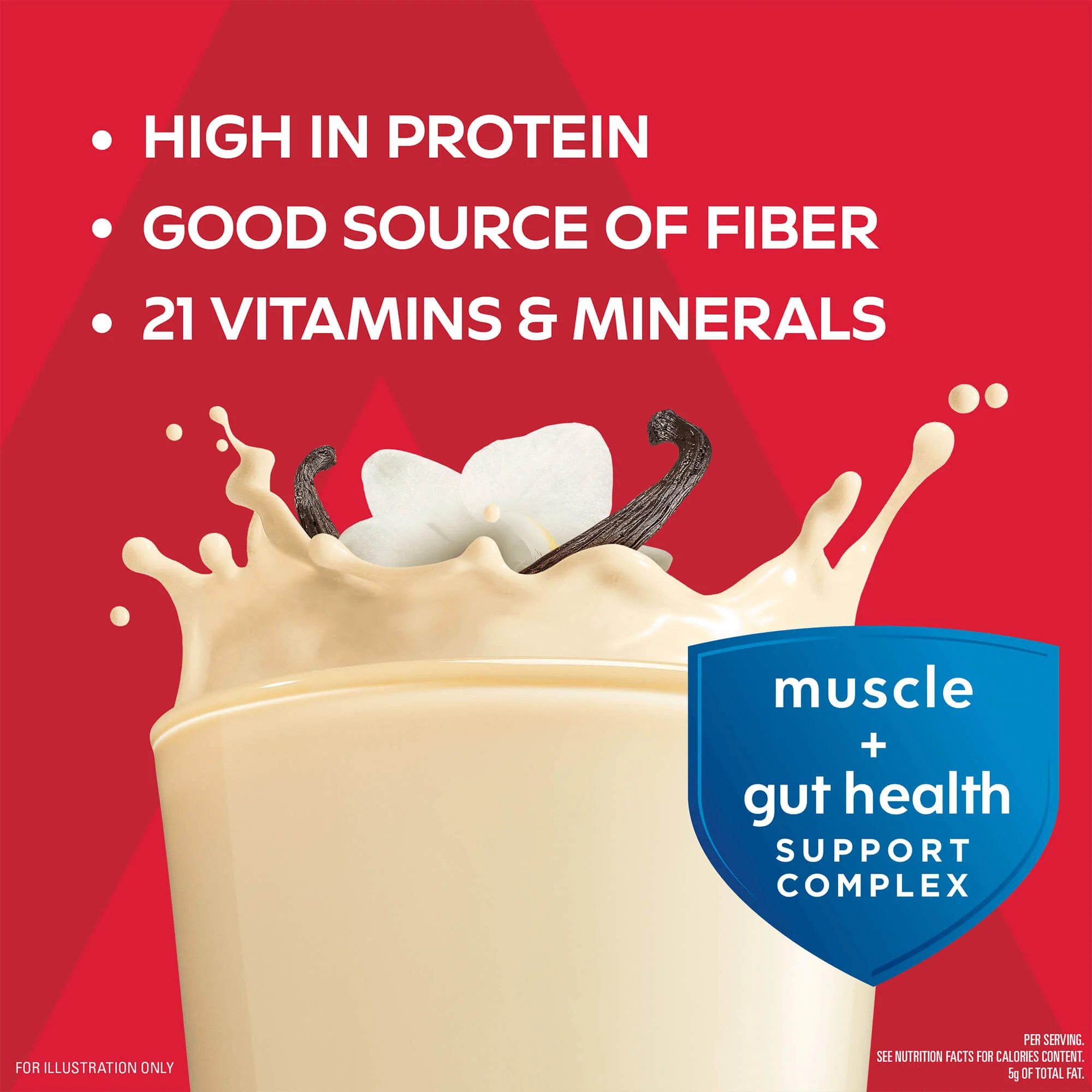 Atkins Strong Vanilla 30g Protein Shake - Image 3