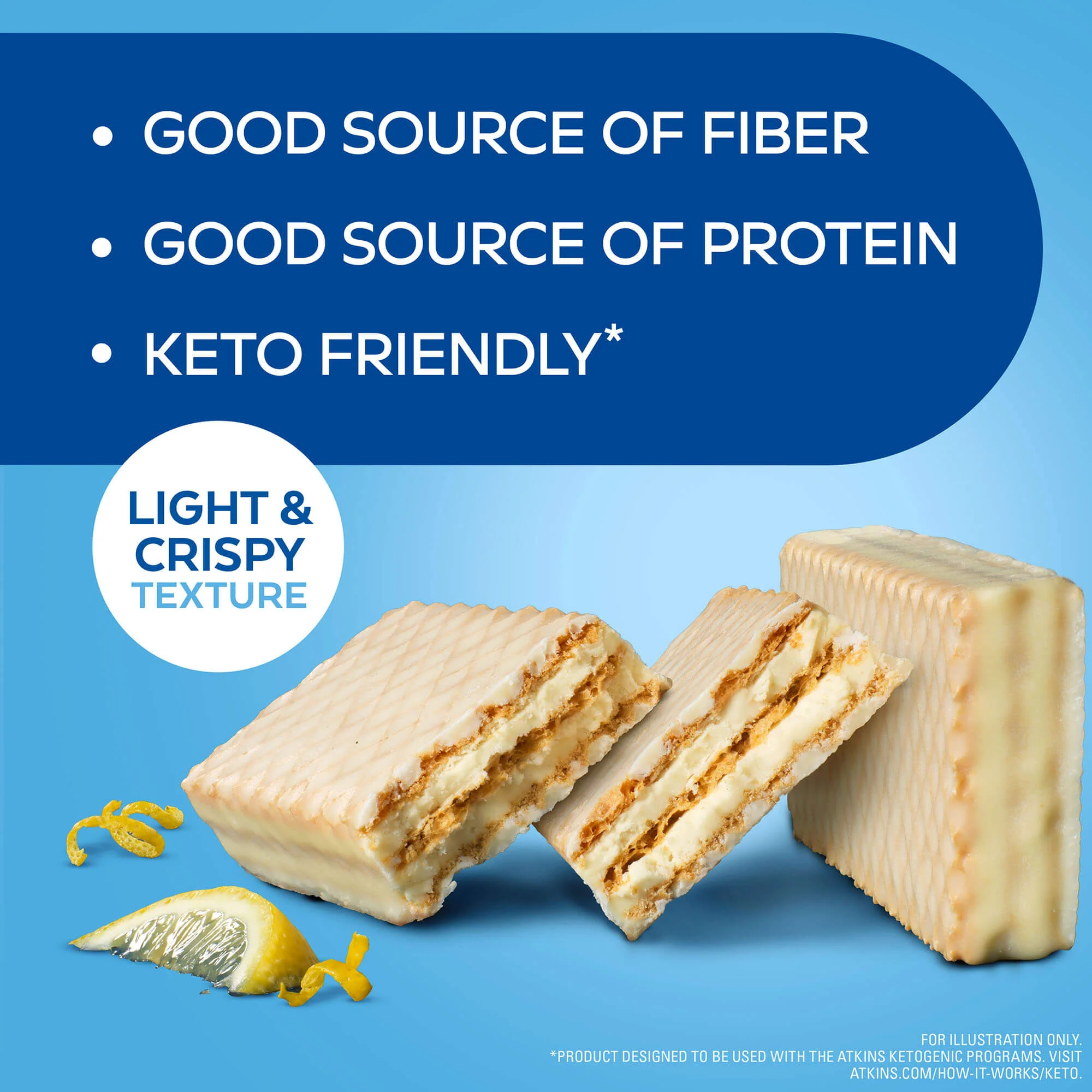 Lemon Crème Protein Wafer Crisps - Image 3