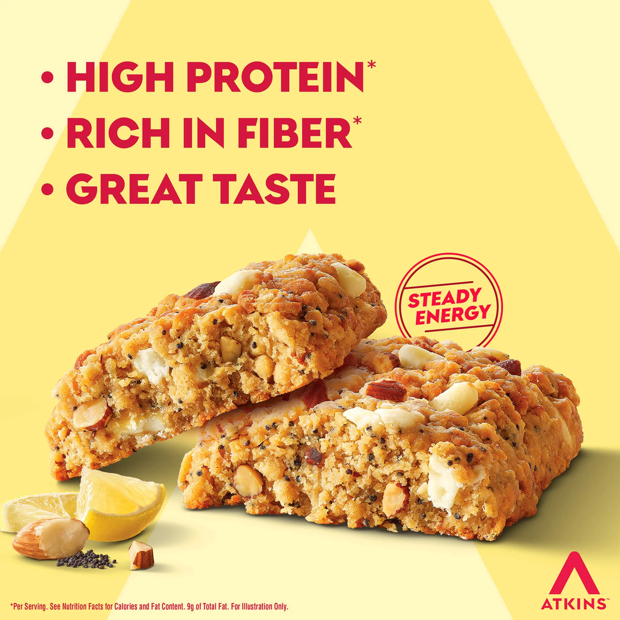 Lemon Poppy Seed Soft Baked Protein Bar - Image 3